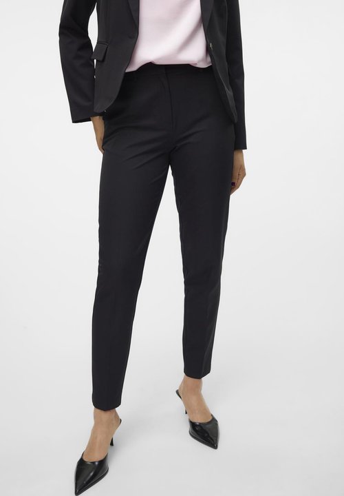 VERO MODA Vmmaya Kiara Mw Straight Pant, Medium grijs (grey