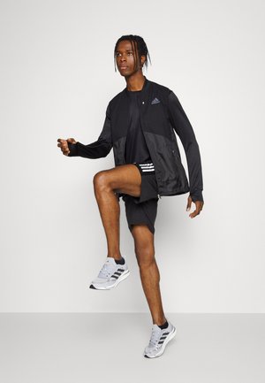 adidas Performance LONG SLEEVE - Langarmshirt - black/reflective silver