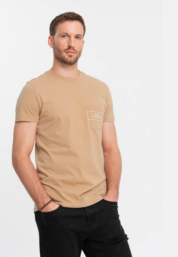 T-Shirt print - camel