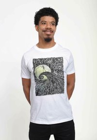 Disney NIGHTMARE BEFORE CHRISTMAS SPIRAL HILL UNISEX - T-shirts print - white