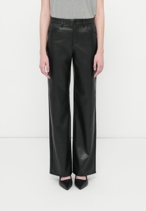 Vero Moda VMTESSA WIDE PANTS  - Kelnės - black
