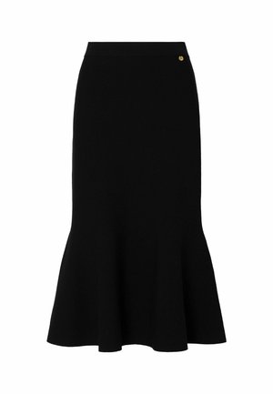 LIU JO, LIU JO KNIT MIDI SKIRT - A-lijn rok - black