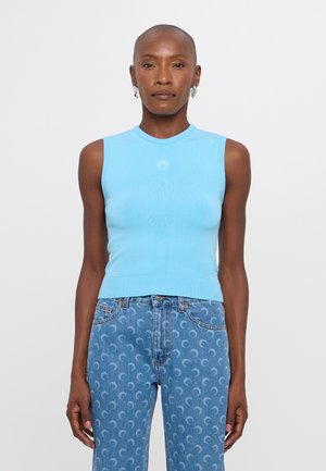 MARINE SERRE MOON LOGO - Top - splish splash blue
