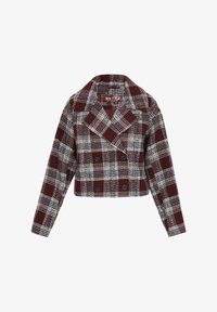 Vybráno, burgundy check