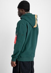 Alpha Industries Felpa con cappuccio - force green