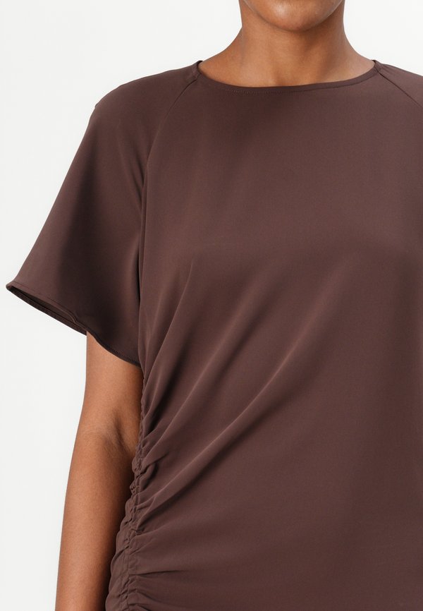 SAALBERO SHORT DRESS - Day dress - french roast2