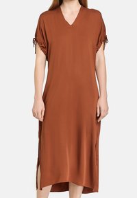 Taifun Day dress - light brown