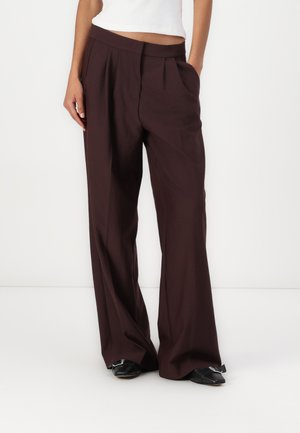 2nd Day MILES DAILY SLEEK - Bukse - chocolate plum