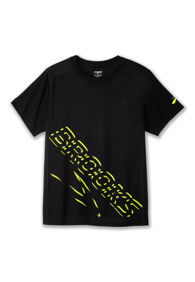 Brooks Sport T-shirt zwart