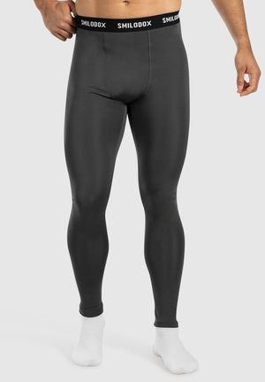 ZEYN COMPRESSION RUNNING PANTS SPORT FITNESS - Långkalsonger - anthrazit