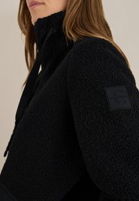 Cecil KUSCHELIGE MIT DETAILS - Giacca in pile - schwarz
