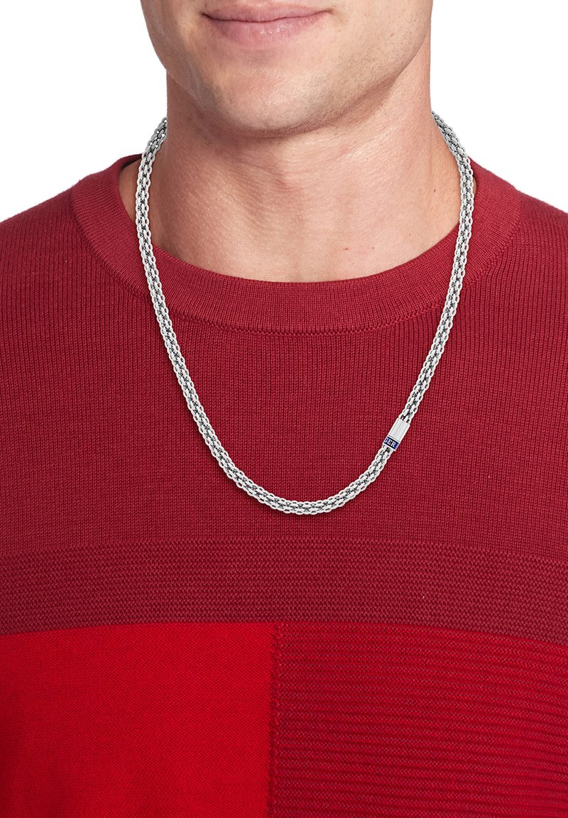 Tommy Hilfiger INTERTWINED CIRCLES  - Kaelakee - blau- und silberfarben