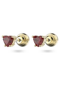 Swarovski CHROMA STUD EARRINGS HEART - Pendientes - red
