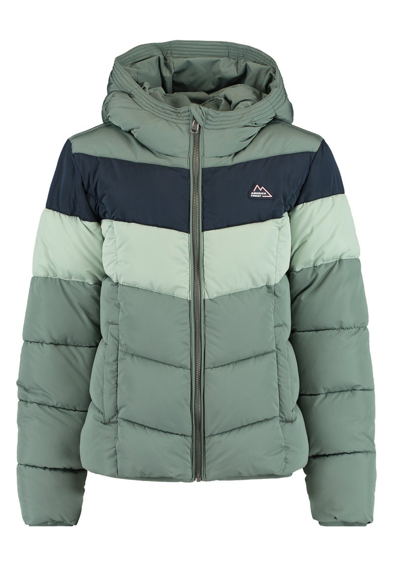 America Today JAS JESS JR Down Jacket Sage light Green Zalando de