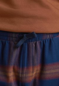 Next SET - Pizsama szett - orange navy blue check