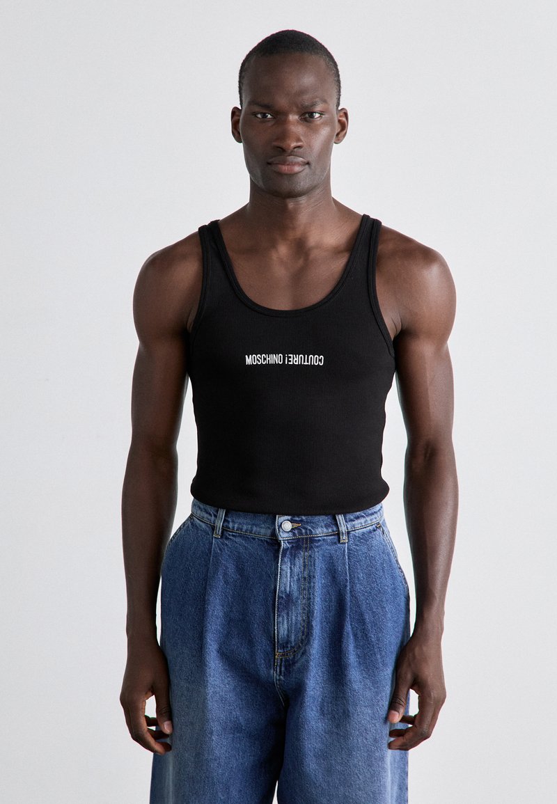 MOSCHINO CANOTTA - Top - fantasia nero