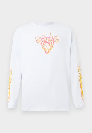 OVERSIZED GRAPHIC LONGSLEEVE TEE UNISEX - Top s dlouhým rukávem - light blue