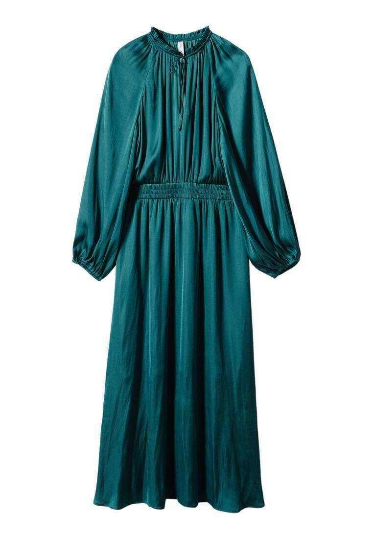 Mango Jurk donkerblauw