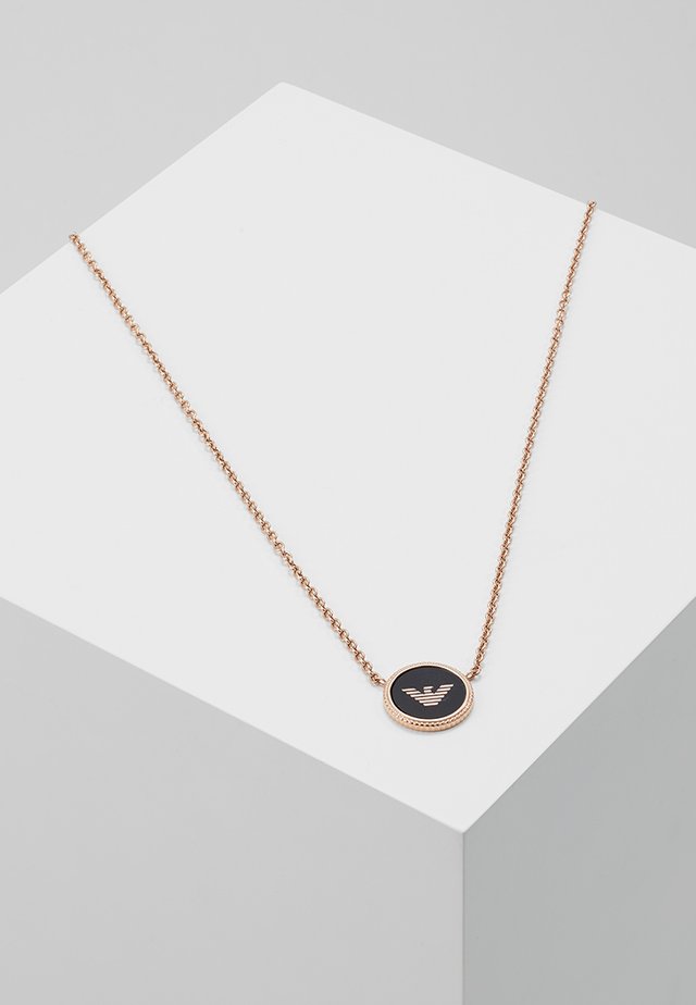 Necklace - rosegold-coloured