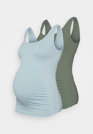 MLHEAL TANK 2 PACK - Top - kentucky blue