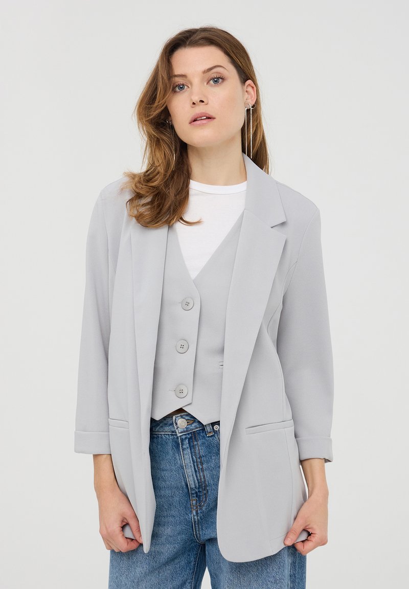 Terranova UNSTRUCTURED OPEN - Blazer - grigio