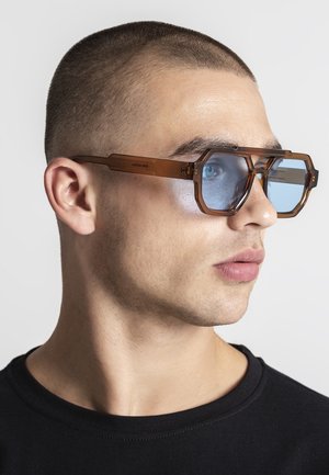 Gianni Kavanagh, GIANNI KAVANAGH SUNGLASSES | MEN BROWN OCTO SUNGLASSES - Zonnebril - brown