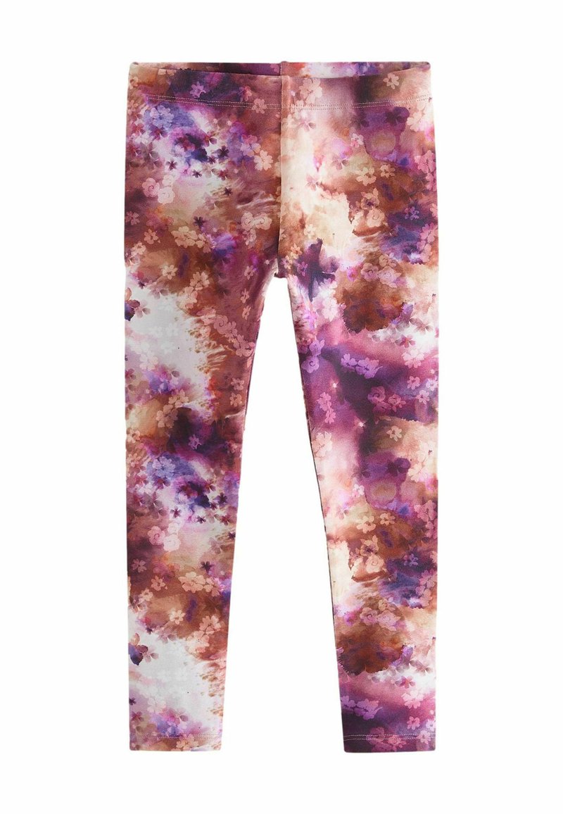 Next ANIMAL PRINT - Leggings - Byxor - purple pink floral