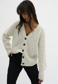 My Essential Wardrobe - Strickjacke - light grey melange Thumbnail-Bild 1