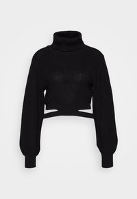 Noisy May Strickpullover - black