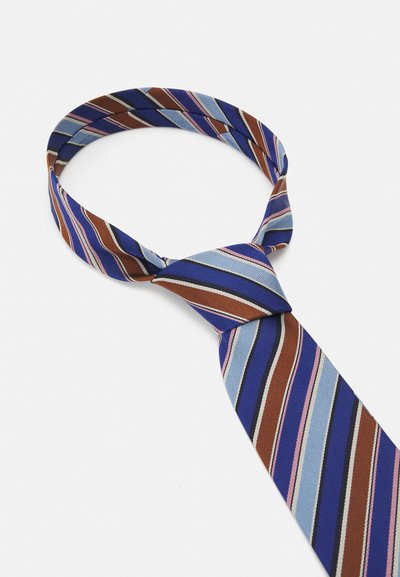 Paul Smith TIE CLUB STRIPE UNISEX - Stropdas - blue