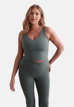 SENSE BRALETTE - Sport-bh met light support - sage