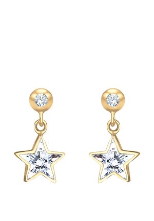 SPARKLING STAR ASTRO - MIT KRISTALLEN VON SWAROVSKI® - Øreringe - gold-coloured