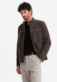 Ombre Giacca in similpelle - brown