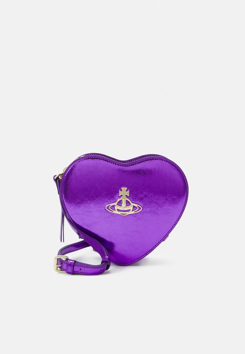 Vivienne Westwood LOUISE HEART CROSSBODY Across body bag purple