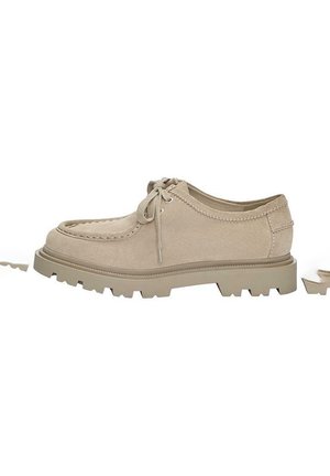 Sportieve veterschoenen - beige