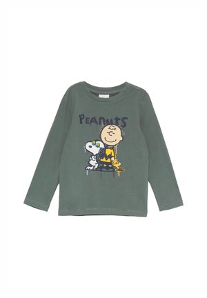MIT PEANUTS - PRINT - Longsleeve - schiefergrau