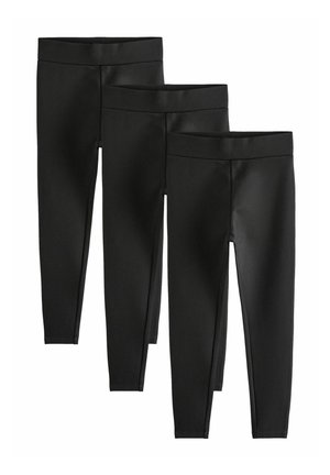 PONTE FULL LENGTH 3 PACK - Legingi — bikses - black