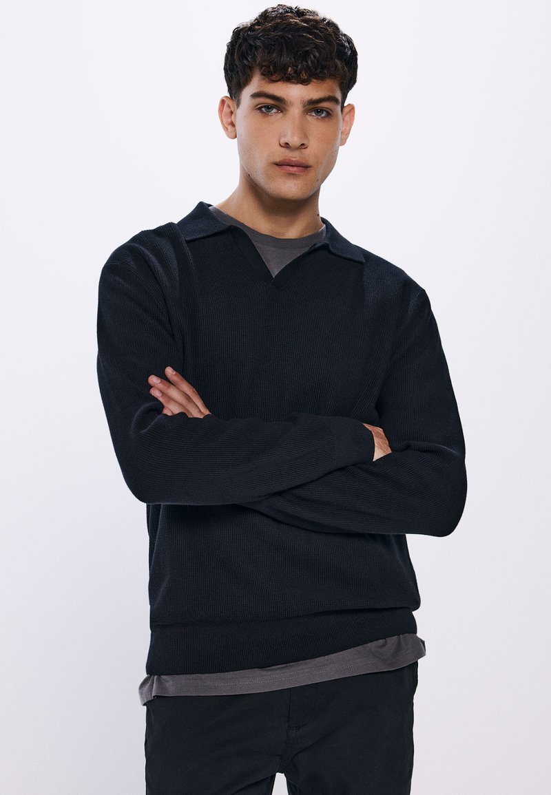 Springfield Jacket Men Springfield Jumper - black - Zalando