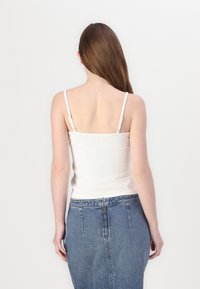 Tommy Jeans NECKLINE - Top - ancient white