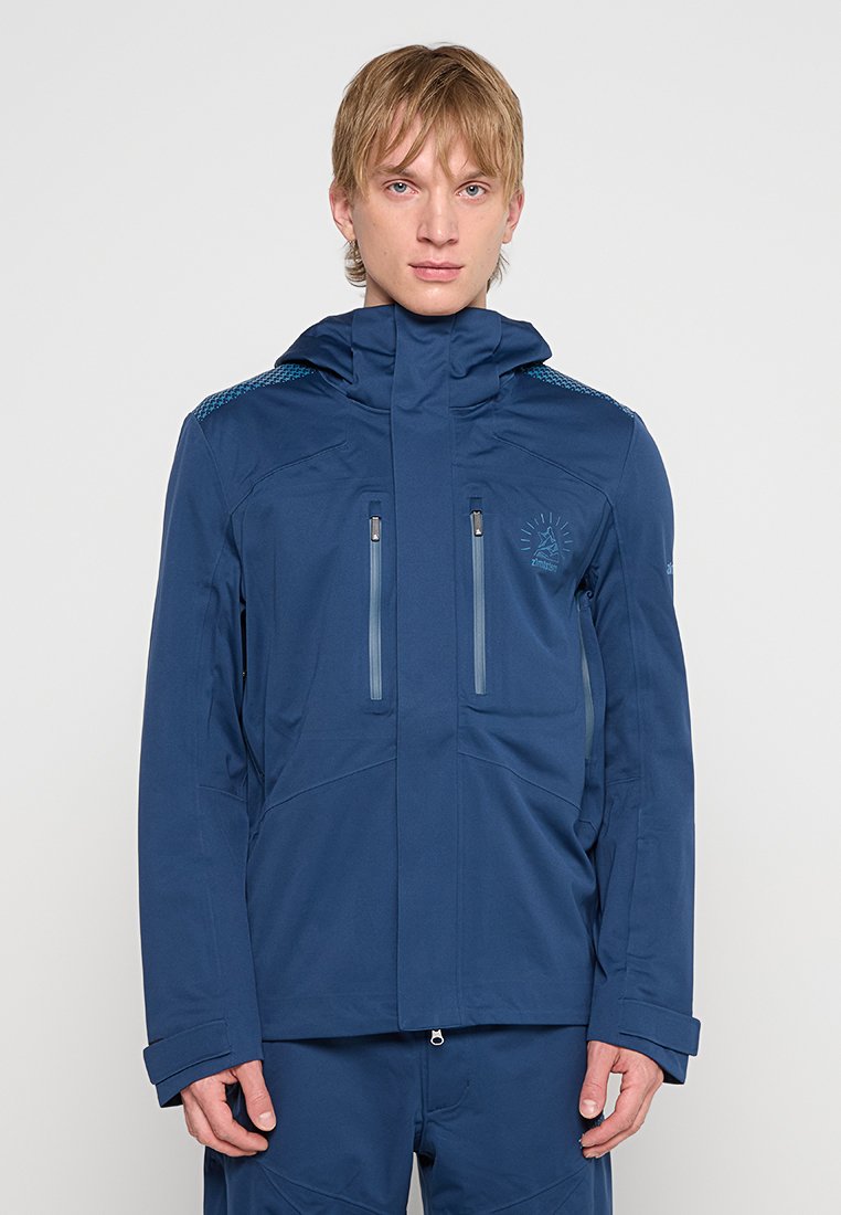 zimtstern Outdoorjas donkerblauw