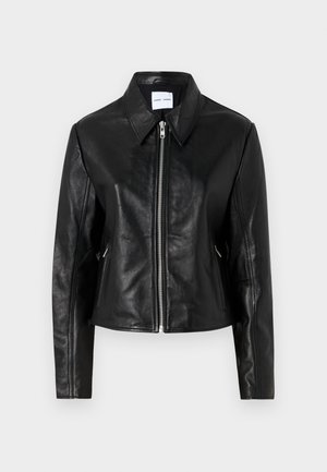 Samsøe Samsøe SASHILOH - Leather jacket - black