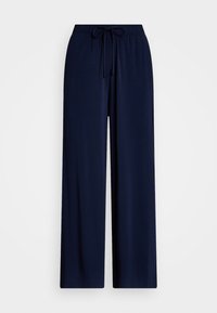 STRETCH JERSEY WIDE LEG PANT - Pantalones - ink