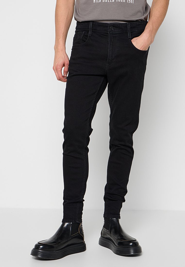 Replay Slim fit jeans zwart Replay Slim fit jeans zwart