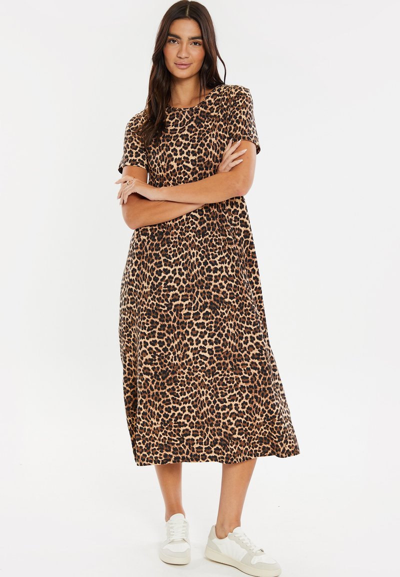Threadbare DANNI Robe en jersey leopard/multicolore ZALANDO.FR