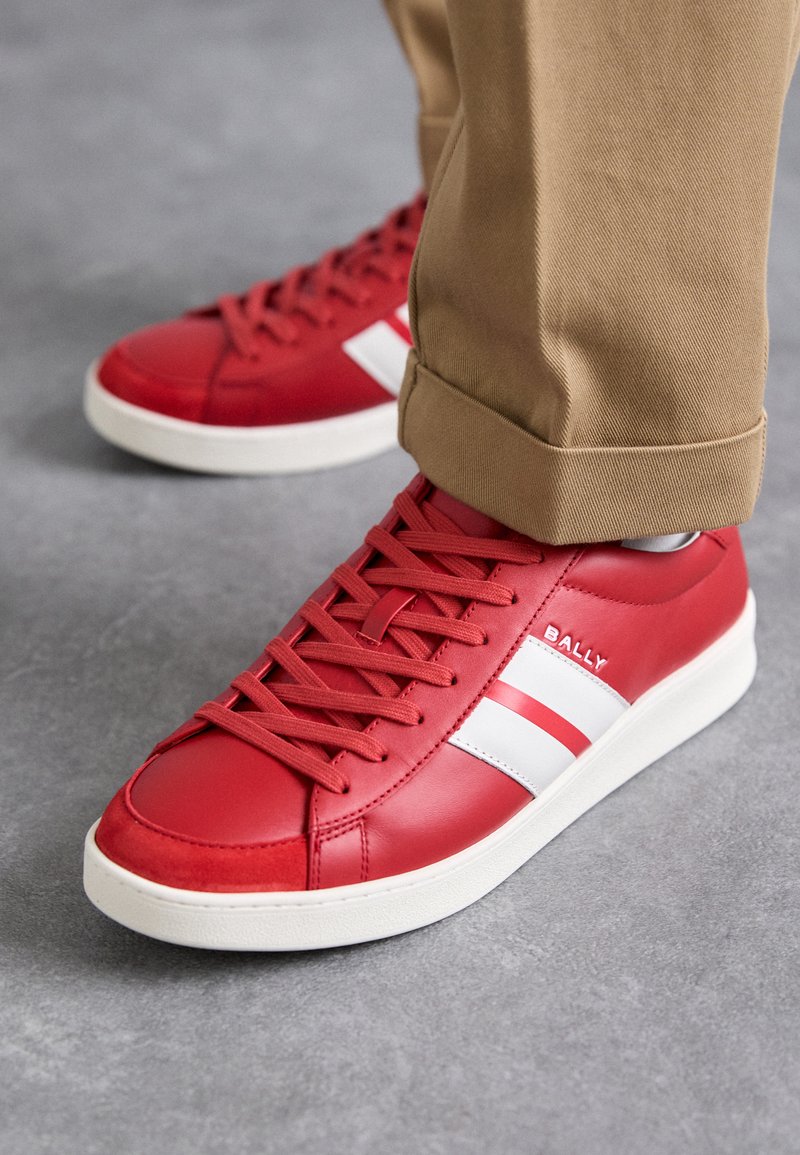 Bally TENNIS THIAGO - Trainers - candy red/white