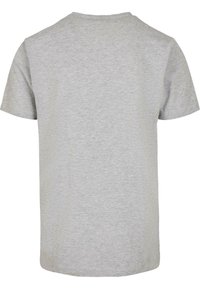 Gray short-sleeve t-shirt made of soft cotton fabric, featuring a simple, relaxed fit and a round neckline. No patterns or graphics visible.