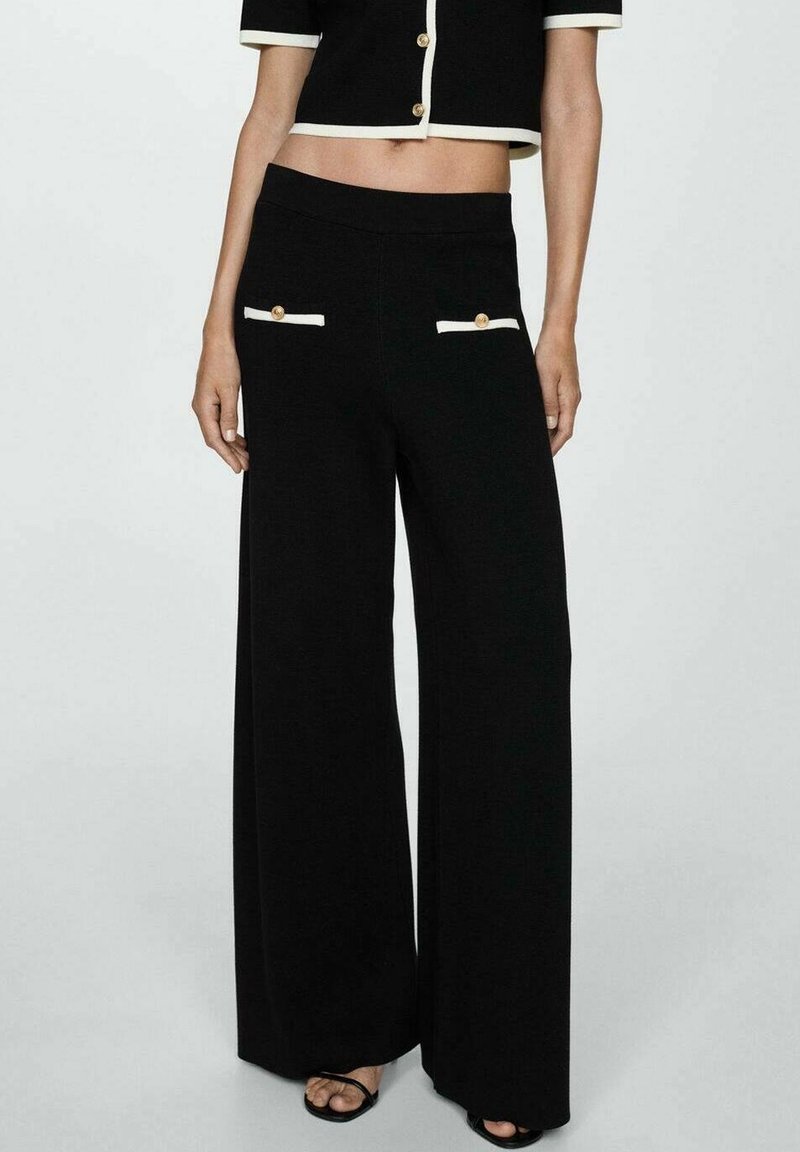 Mango Broek - black
