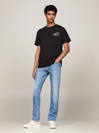 Tommy Jeans SIGNATURE TEE - T-shirt estampada - black