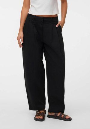 Vero Moda, TROUSERS AWCARLEY HIGH WAIST TROUSERS - Pantalon classique - black