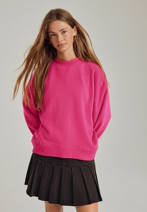 SOFT TOUCH CREW NECK LONG SLEEVE  - Mikina - magenta pink